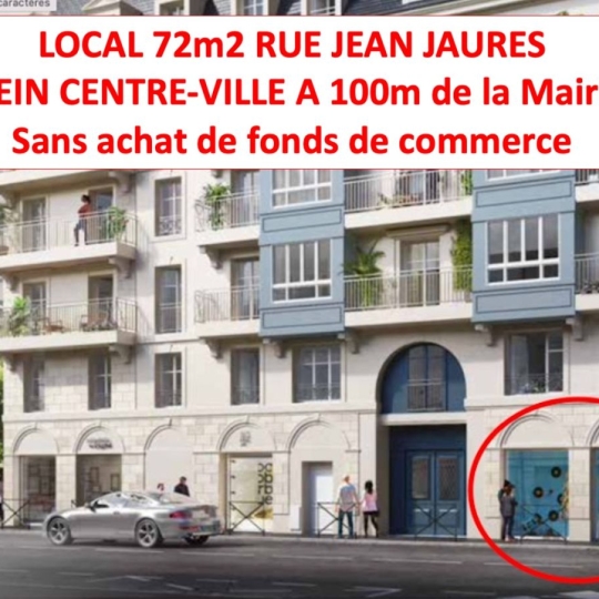  CONSULTIA IMMOBILIER : Local / Bureau | PUTEAUX (92800) | 73 m2 | 4 900 € 