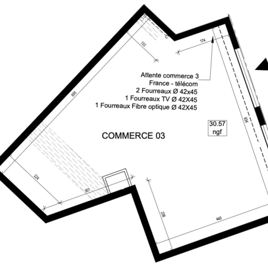  CONSULTIA IMMOBILIER : Local / Bureau | PUTEAUX (92800) | 40 m2 | 2 717 € 