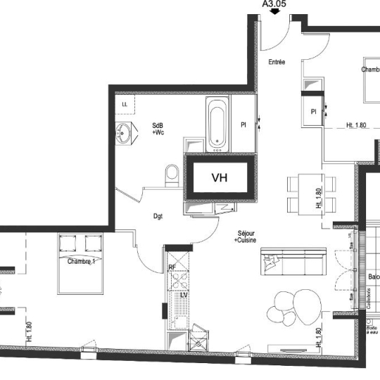  CONSULTIA IMMOBILIER : Apartment | CHATENAY-MALABRY (92290) | 72 m2 | 487 900 € 