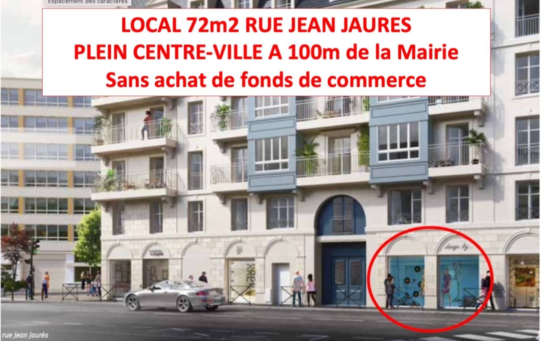 CONSULTIA IMMOBILIER : Local / Bureau | PUTEAUX (92800) | 73 m2 | 4 900 € 