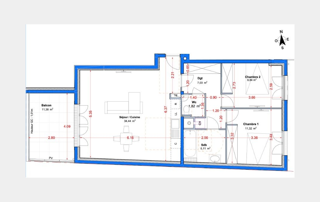 CONSULTIA IMMOBILIER : Appartement | LE PERREUX-SUR-MARNE (94170) | 69 m2 | 508 000 € 